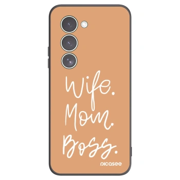 Picasee Μαύρη θήκη σιλικόνης για Xiaomi Redmi 15 5G - Boss Mama