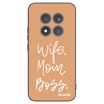 Picasee Μαύρη θήκη σιλικόνης για Xiaomi Redmi Note 15 Pro+ - Boss Mama