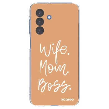 Picasee διαφανής θήκη σιλικόνης Samsung Galaxy A17 5G - Boss Mama