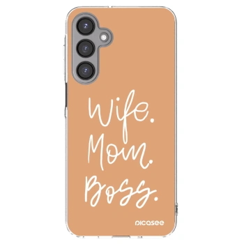 Picasee διαφανής θήκη σιλικόνης Samsung Galaxy A16 4G - Boss Mama