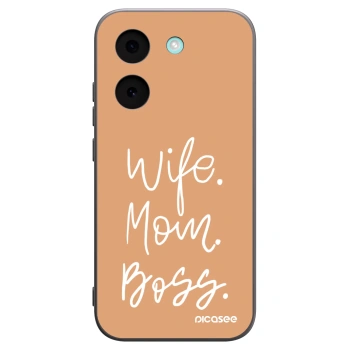 Picasee Μαύρη θήκη σιλικόνης για Xiaomi Poco X8 Pro - Boss Mama