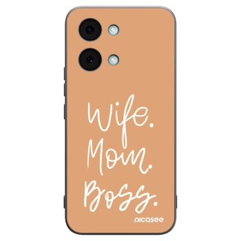 Picasee Μαύρη θήκη σιλικόνης για Xiaomi Poco X8 Pro Max - Boss Mama