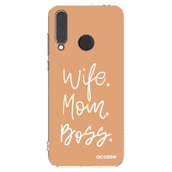 Picasee διαφανής θήκη σιλικόνης Honor 20 Lite - Boss Mama