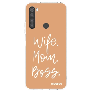 Picasee διαφανής θήκη σιλικόνης Xiaomi Redmi Note 8 - Boss Mama