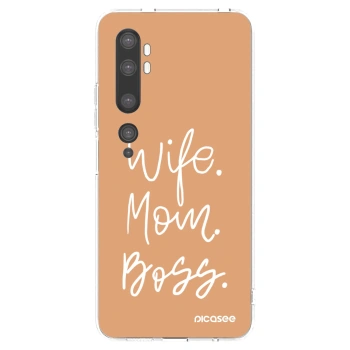 Picasee διαφανής θήκη σιλικόνης Xiaomi Mi Note 10 (Pro) - Boss Mama