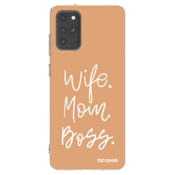 Picasee διαφανής θήκη σιλικόνης Samsung Galaxy S20+ G985F - Boss Mama