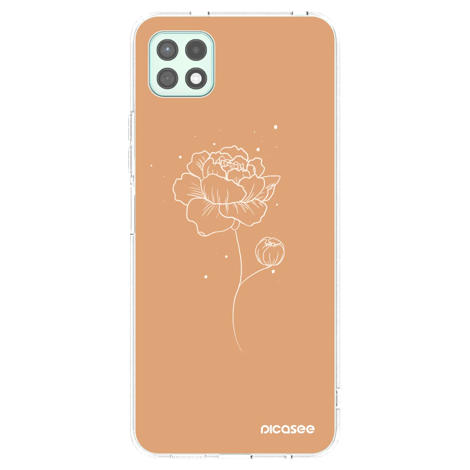 Picasee διαφανής θήκη σιλικόνης Samsung Galaxy A22 A226B 5G - Peonies