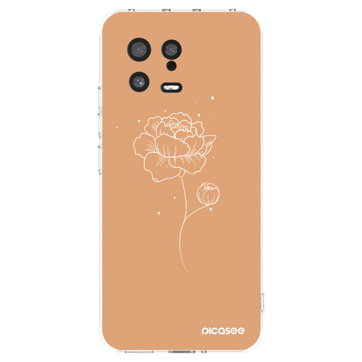 Picasee διαφανής θήκη σιλικόνης Xiaomi 13 - Peonies