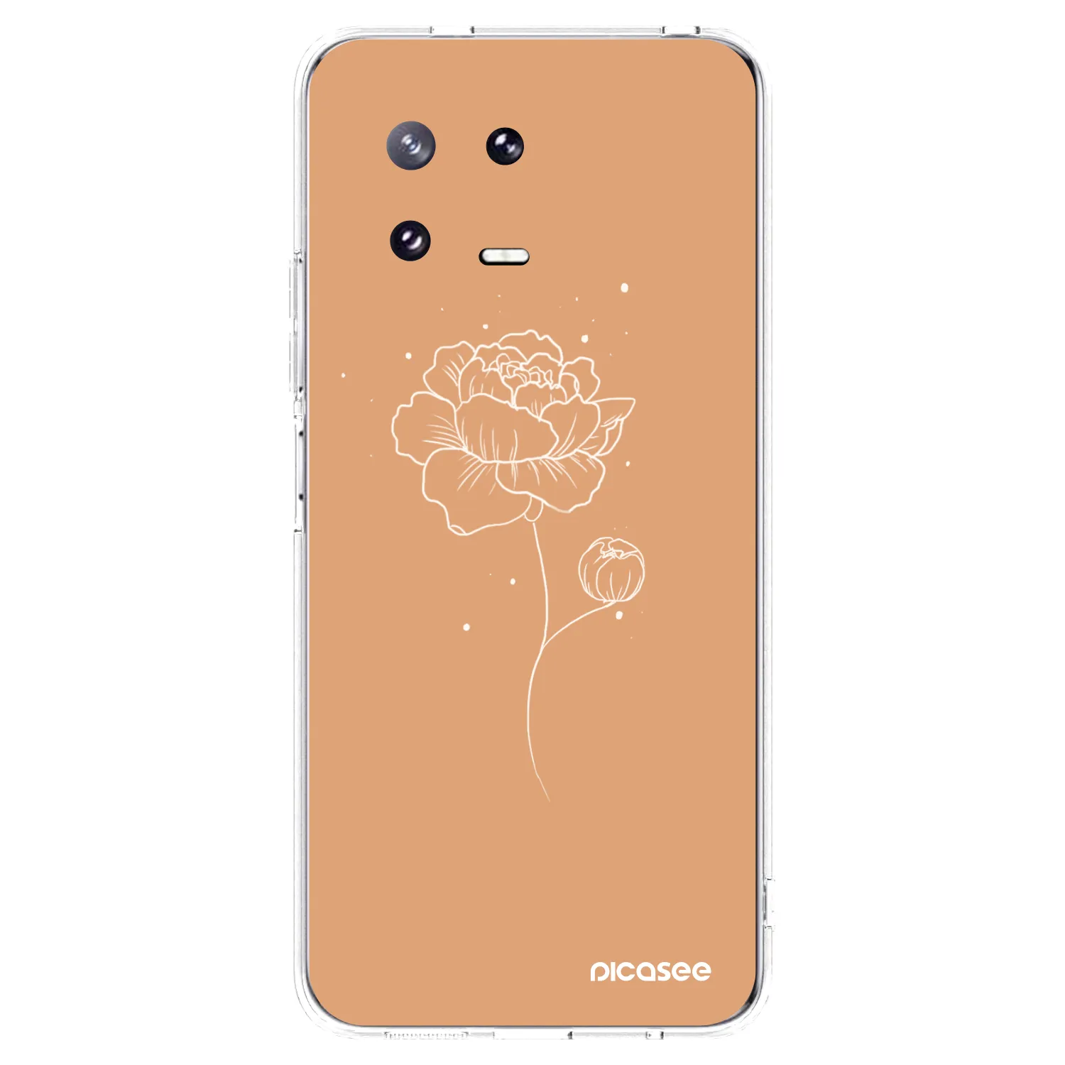 Picasee διαφανής θήκη σιλικόνης Xiaomi 13 Pro - Peonies