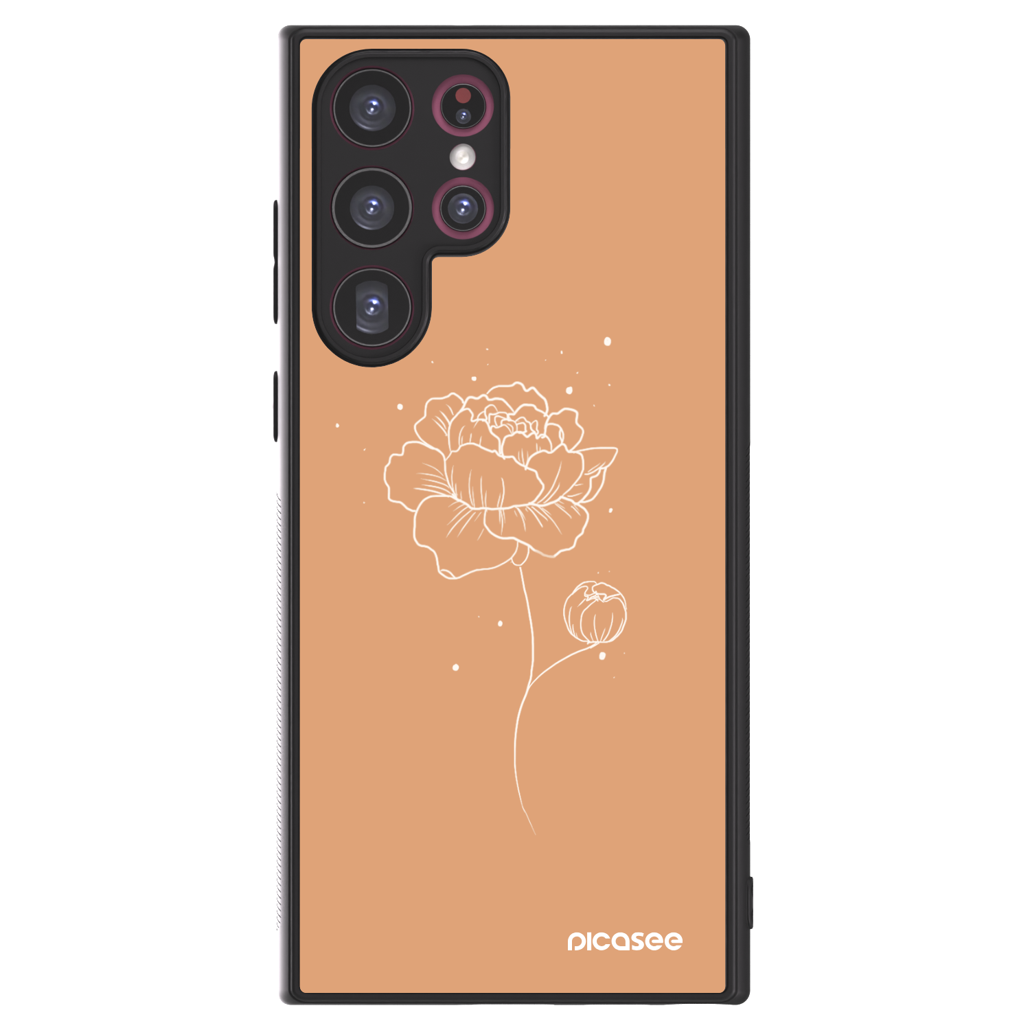 Picasee ULTIMATE CASE PowerShare για Samsung Galaxy S22 Ultra 5G - Peonies