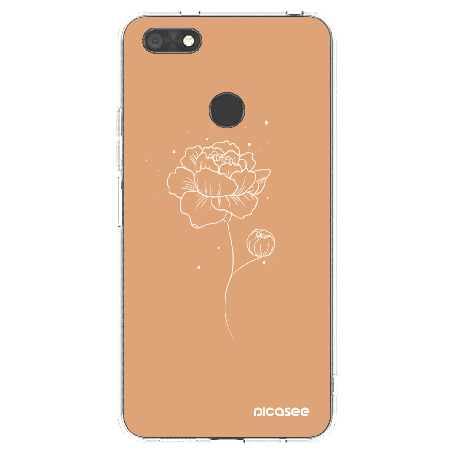 Picasee διαφανής θήκη σιλικόνης Huawei P9 Lite Mini - Peonies
