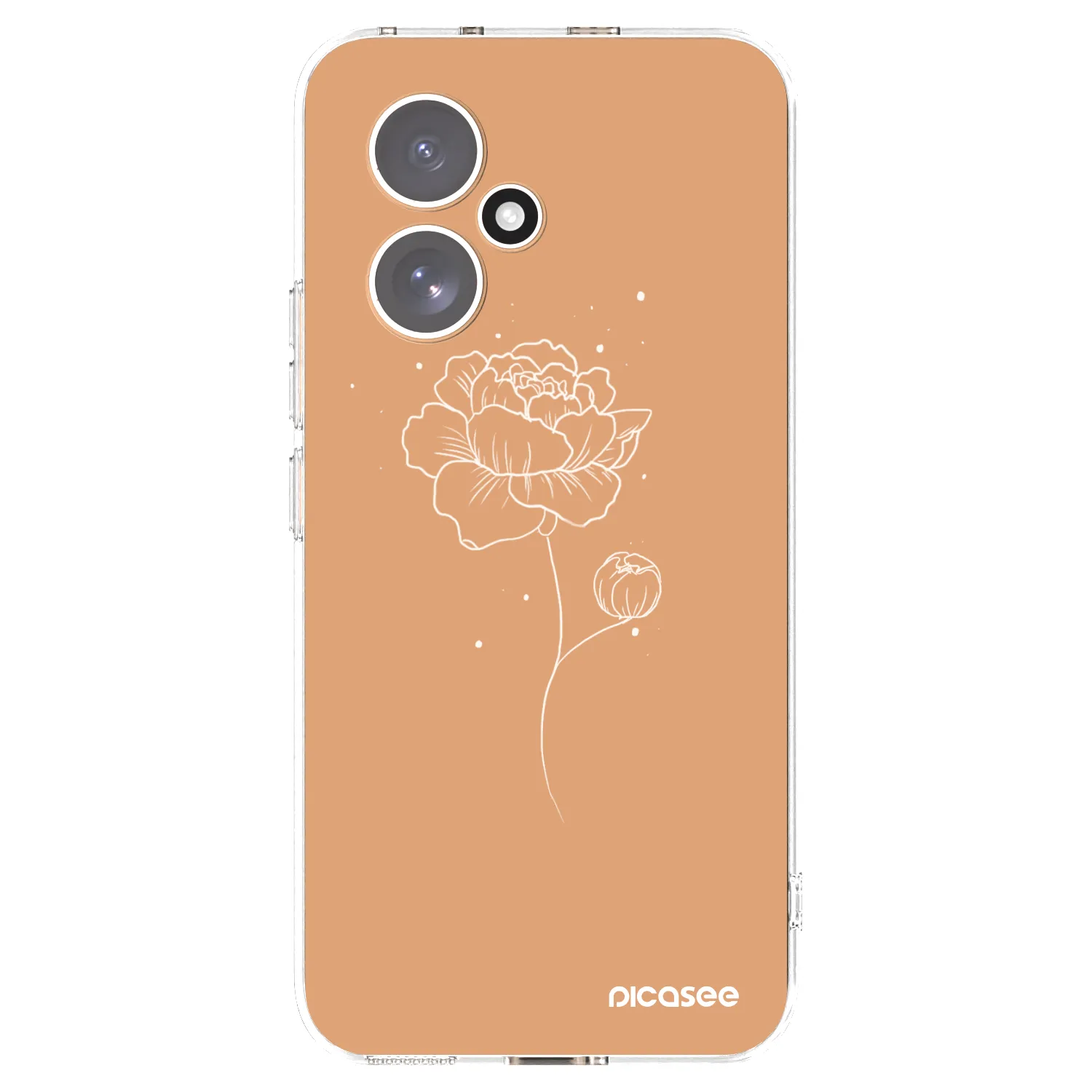 Picasee διαφανής θήκη σιλικόνης Honor 400 5G - Peonies