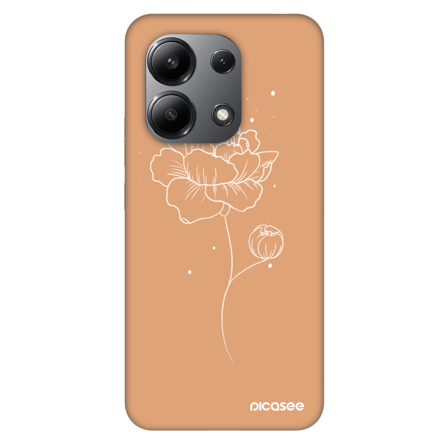 Picasee Fashion Case για Xiaomi Redmi Note 13 4G - Peonies