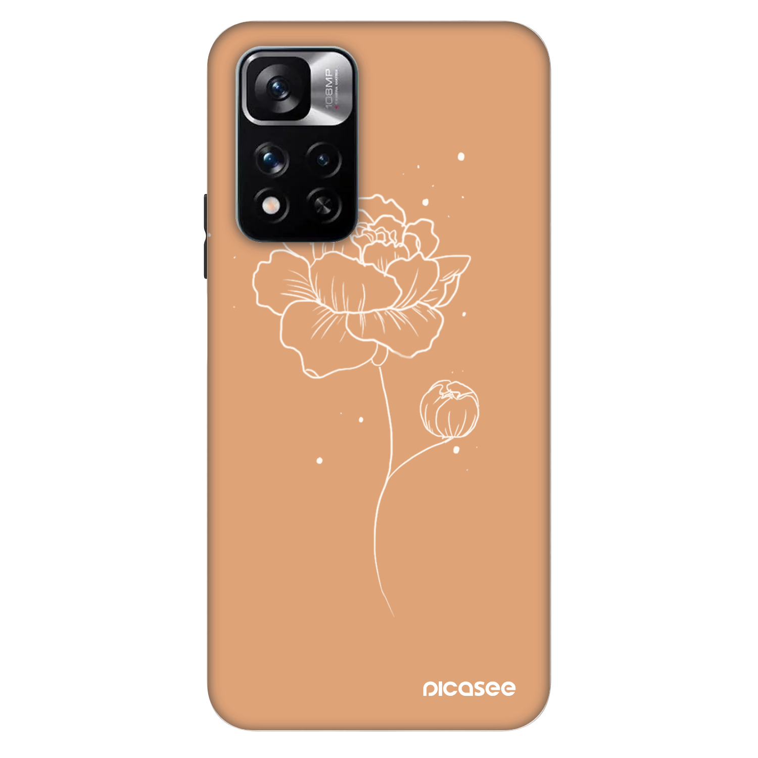 Picasee Fashion Case για Xiaomi Redmi Note 11 Pro 5G - Peonies