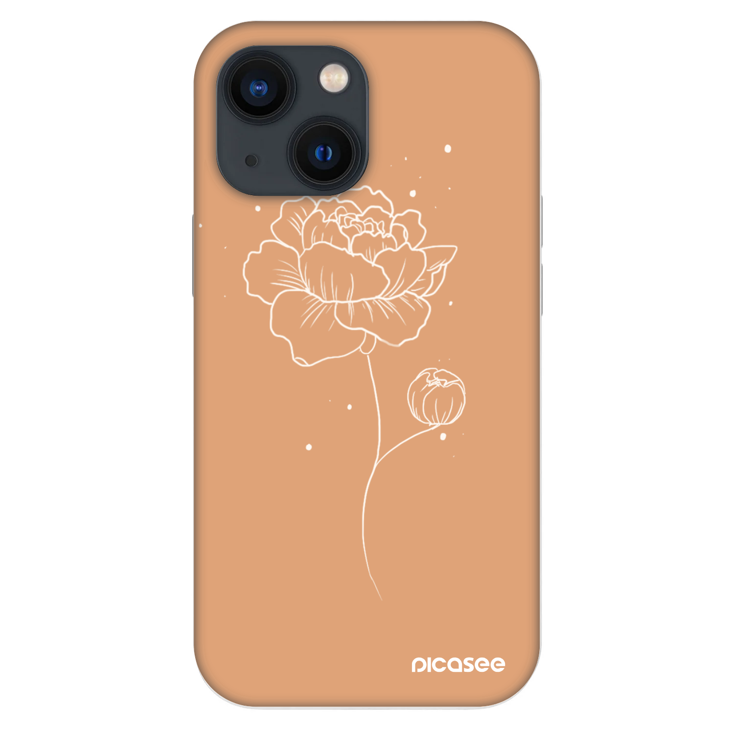 Picasee Fashion Case για Apple iPhone 13 mini - Peonies