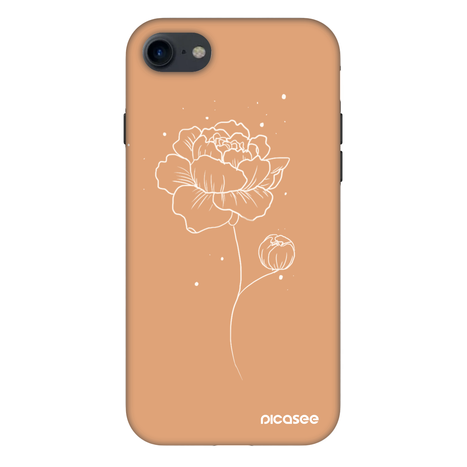 Picasee Fashion Case για Apple iPhone SE 2020 - Peonies