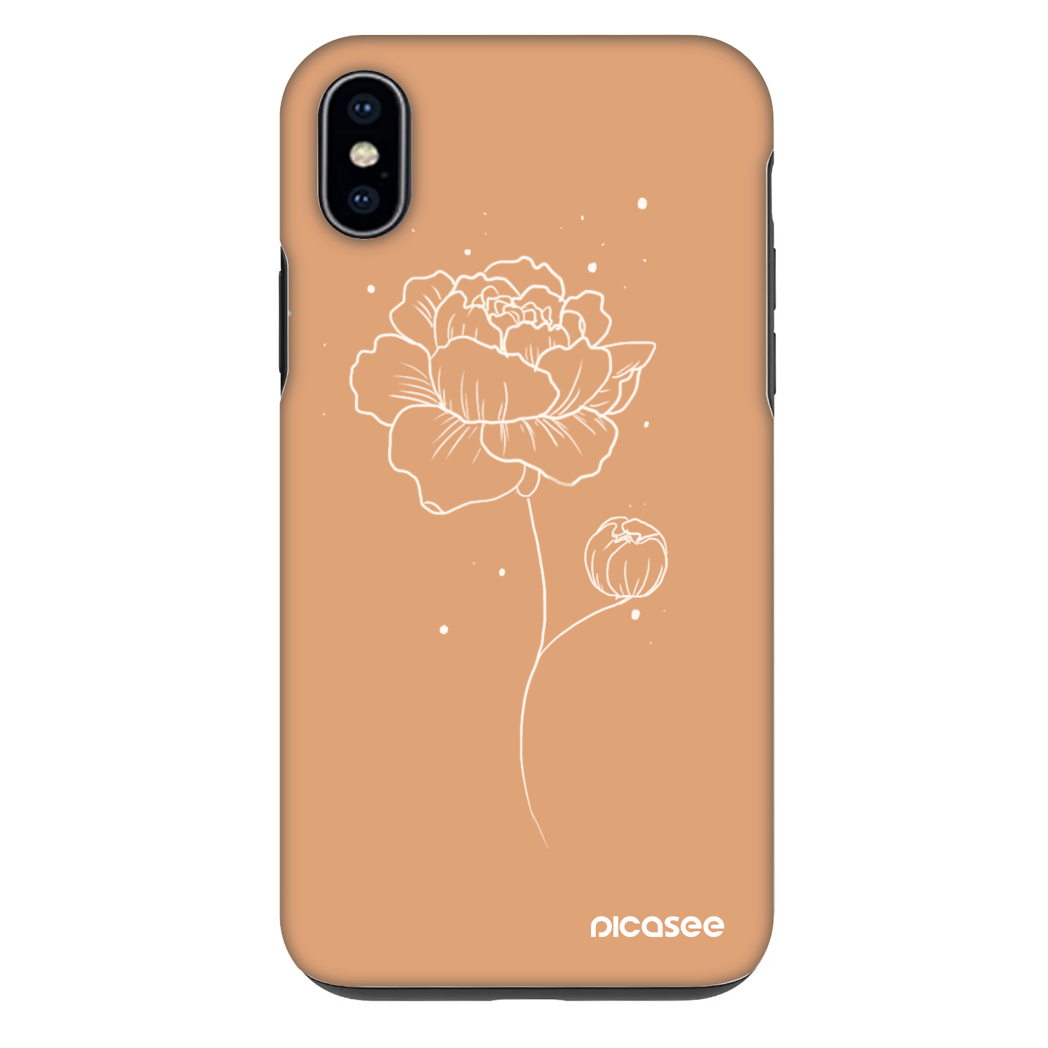 Picasee Fashion Case για Apple iPhone XS Max - Peonies