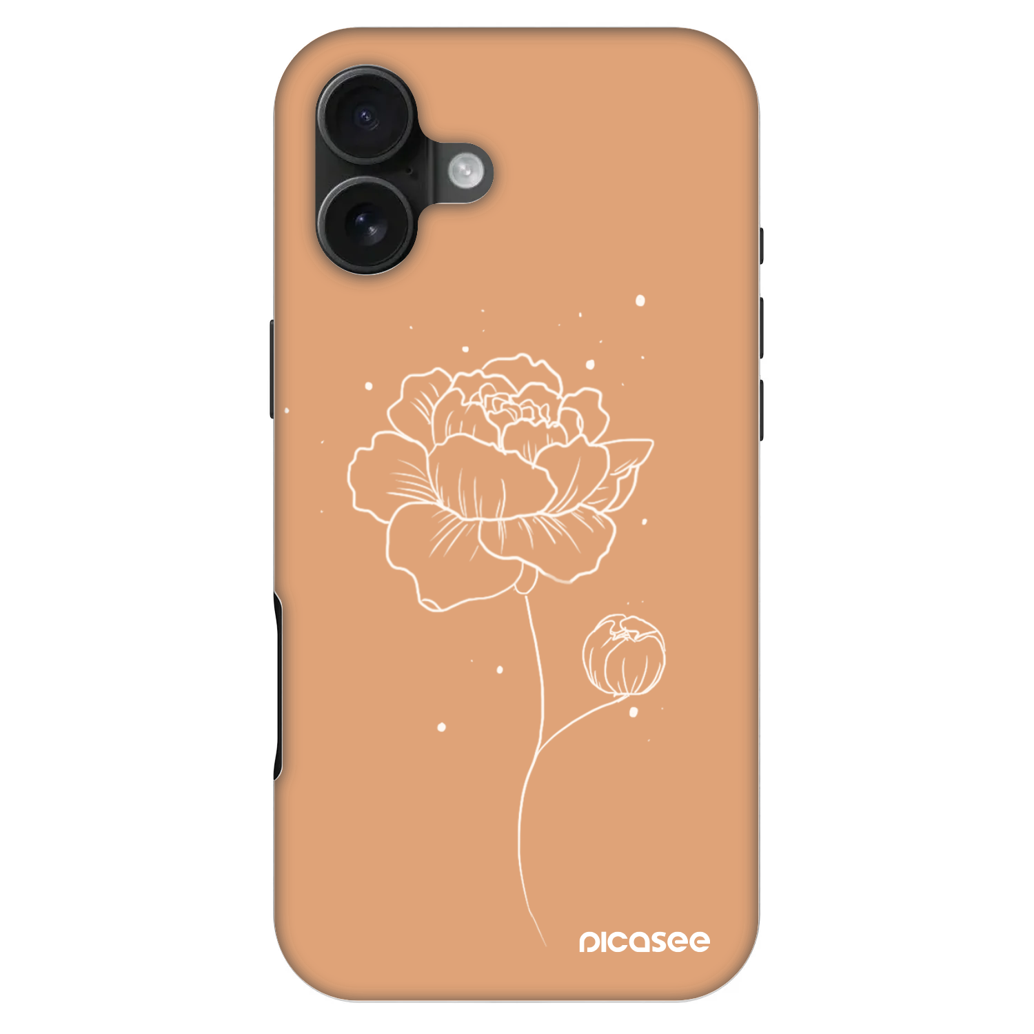Picasee Fashion Case MagSafe για Apple iPhone 16 Plus - Peonies