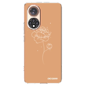 Picasee διαφανής θήκη σιλικόνης Honor 50 5G - Peonies