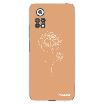 Picasee διαφανής θήκη σιλικόνης Xiaomi Poco X4 Pro 5G - Peonies
