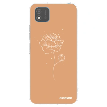 Picasee διαφανής θήκη σιλικόνης Realme C11 (2021) - Peonies