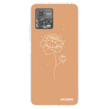 Picasee διαφανής θήκη σιλικόνης Motorola Moto G72 - Peonies