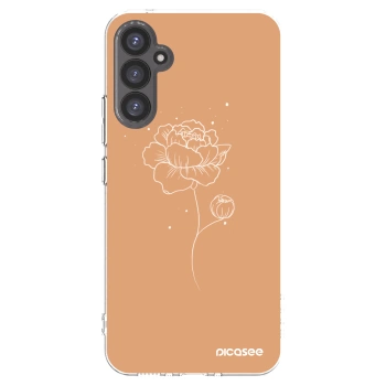 Picasee διαφανής θήκη σιλικόνης Samsung Galaxy A34 5G A346B - Peonies