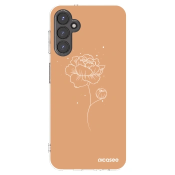 Picasee διαφανής θήκη σιλικόνης Samsung Galaxy A14 5G A146P - Peonies