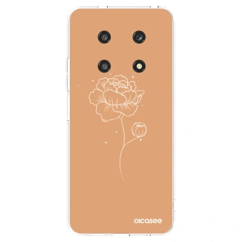 Picasee διαφανής θήκη σιλικόνης Honor Magic4 Lite 5G - Peonies