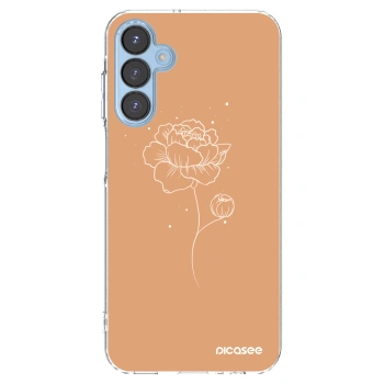 Picasee διαφανής θήκη σιλικόνης Samsung Galaxy A15 A156B 5G - Peonies