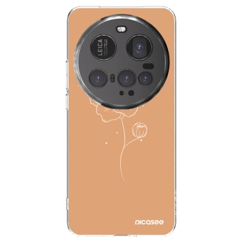Picasee διαφανής θήκη σιλικόνης Xiaomi 15 Ultra - Peonies