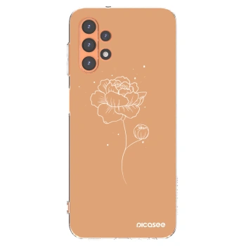 Picasee διαφανής θήκη σιλικόνης Samsung Galaxy A13 5G - Peonies