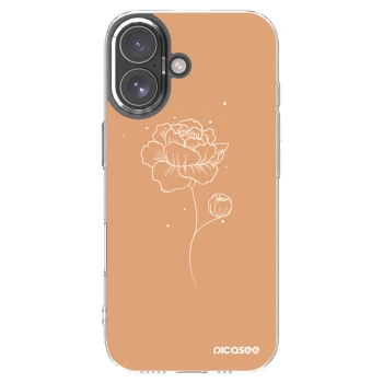 Picasee διαφανής θήκη σιλικόνης Apple iPhone 17 - Peonies