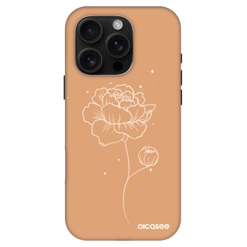 Picasee Fashion Case MagSafe για Apple iPhone 16 Pro - Peonies