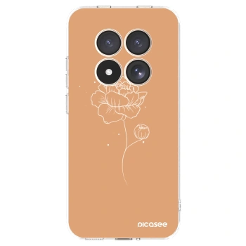 Picasee διαφανής θήκη σιλικόνης Xiaomi Redmi Note 15 Pro 4G - Peonies