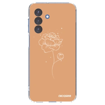 Picasee διαφανής θήκη σιλικόνης Samsung Galaxy A17 5G - Peonies