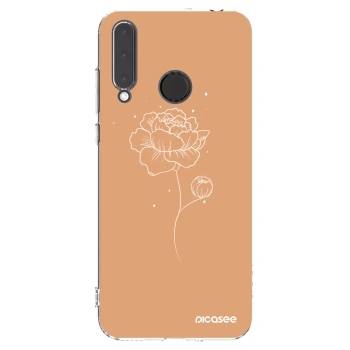 Picasee διαφανής θήκη σιλικόνης Honor 20 Lite - Peonies