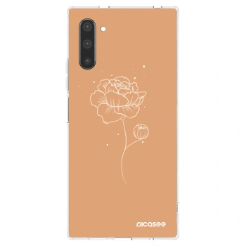 Picasee διαφανής θήκη σιλικόνης Samsung Galaxy Note 10 N970F - Peonies