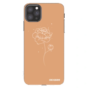 Picasee διαφανής θήκη σιλικόνης Apple iPhone 11 Pro Max - Peonies