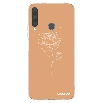 Picasee διαφανής θήκη σιλικόνης Huawei P40 Lite E - Peonies
