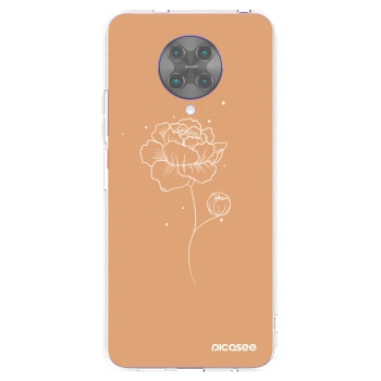 Picasee διαφανής θήκη σιλικόνης Xiaomi Poco F2 Pro - Peonies