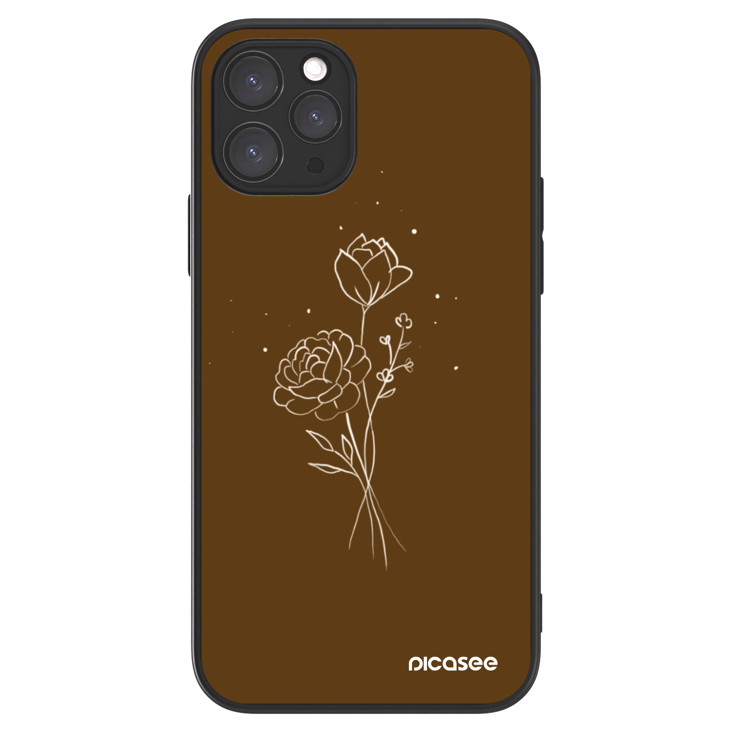 Picasee ULTIMATE CASE για Apple iPhone 11 Pro - Brown flowers