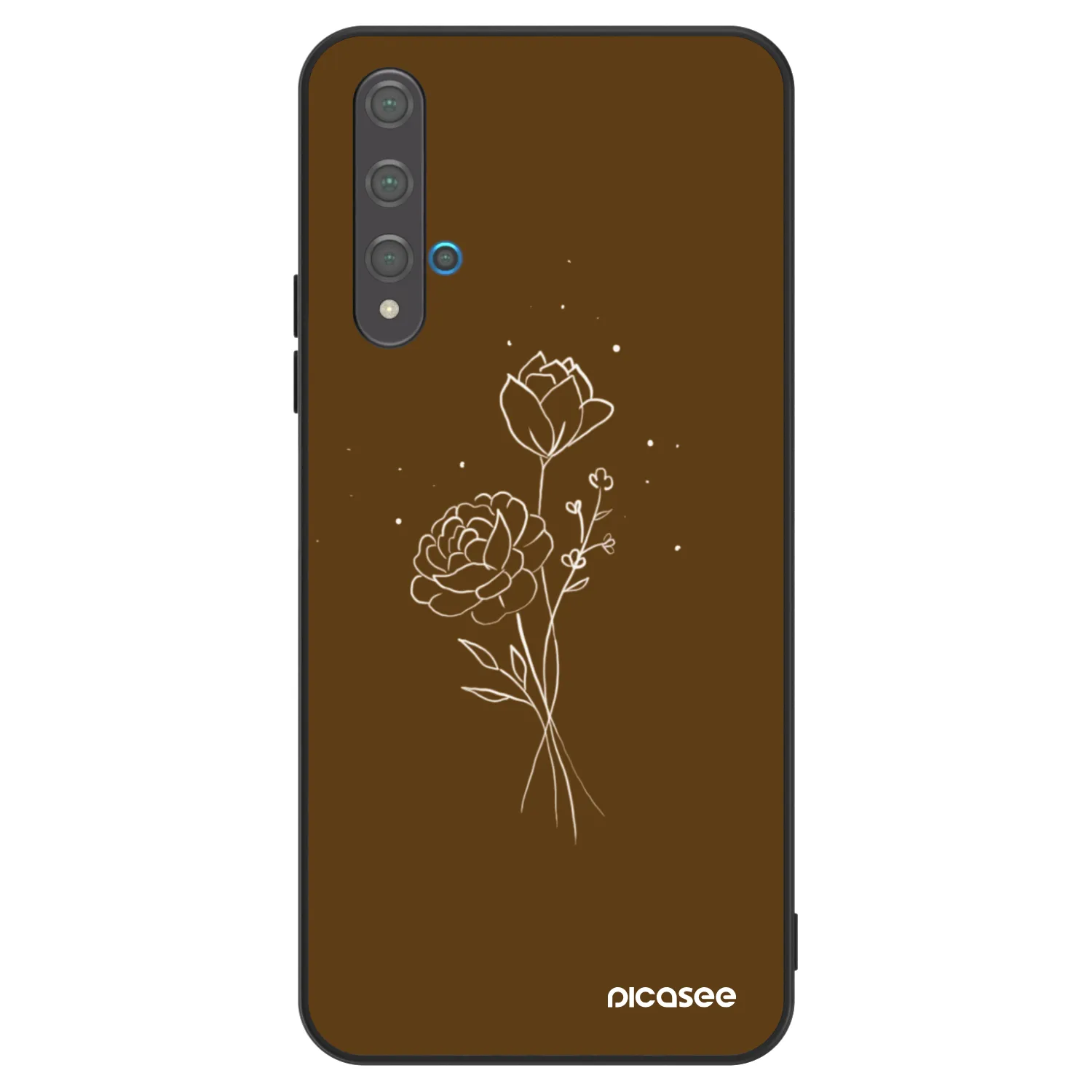 Picasee ULTIMATE CASE για Huawei Nova 5T - Brown flowers