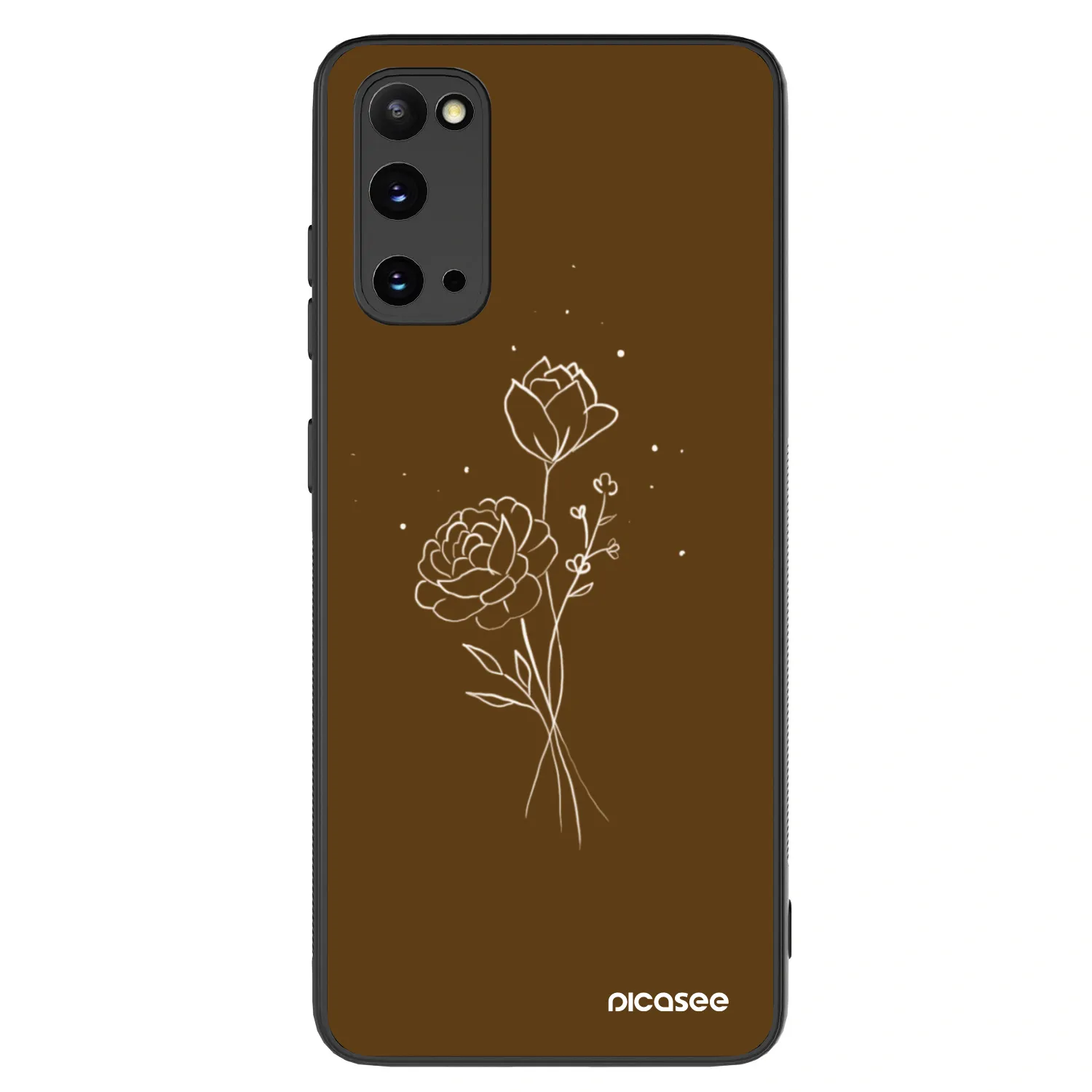 Picasee ULTIMATE CASE για Samsung Galaxy S20 G980F - Brown flowers