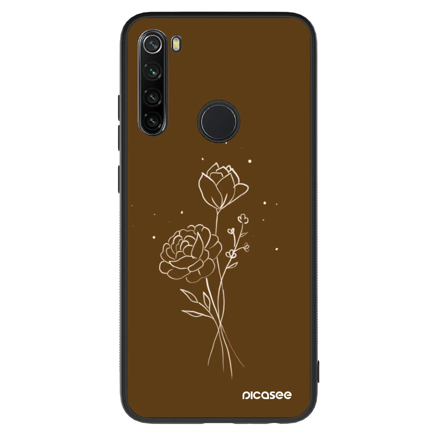 Picasee ULTIMATE CASE για Xiaomi Redmi Note 8 - Brown flowers