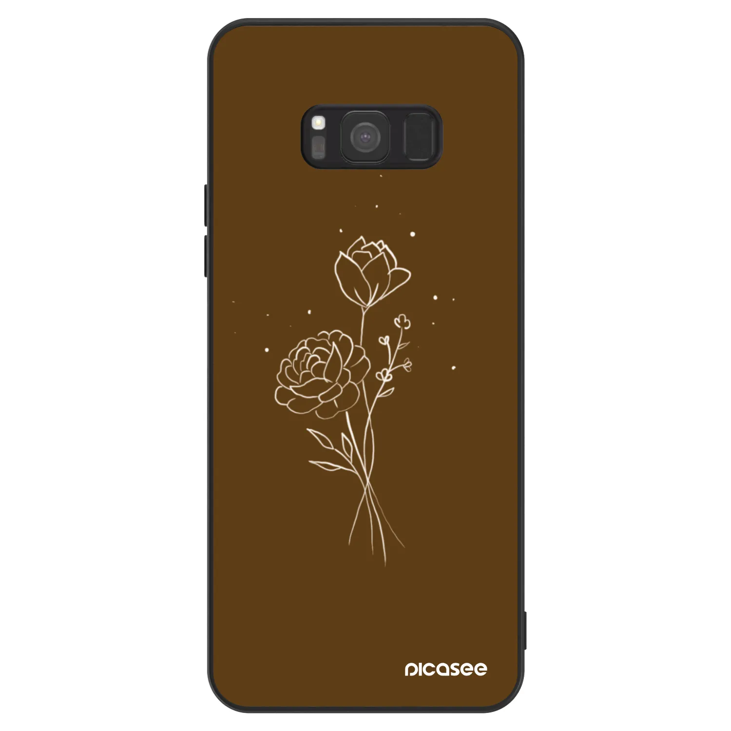 Picasee ULTIMATE CASE για Samsung Galaxy S8 G950F - Brown flowers