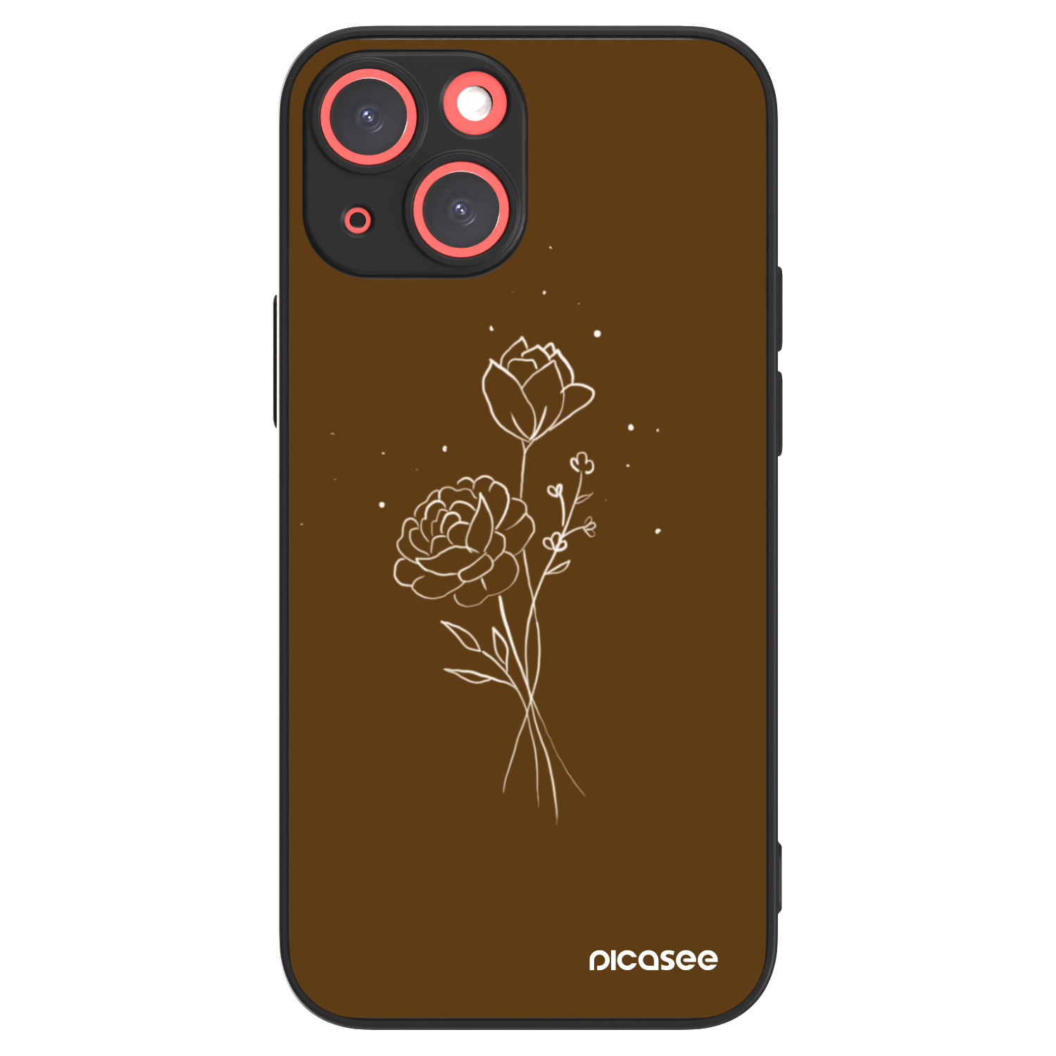 Picasee ULTIMATE CASE για Apple iPhone 13 mini - Brown flowers