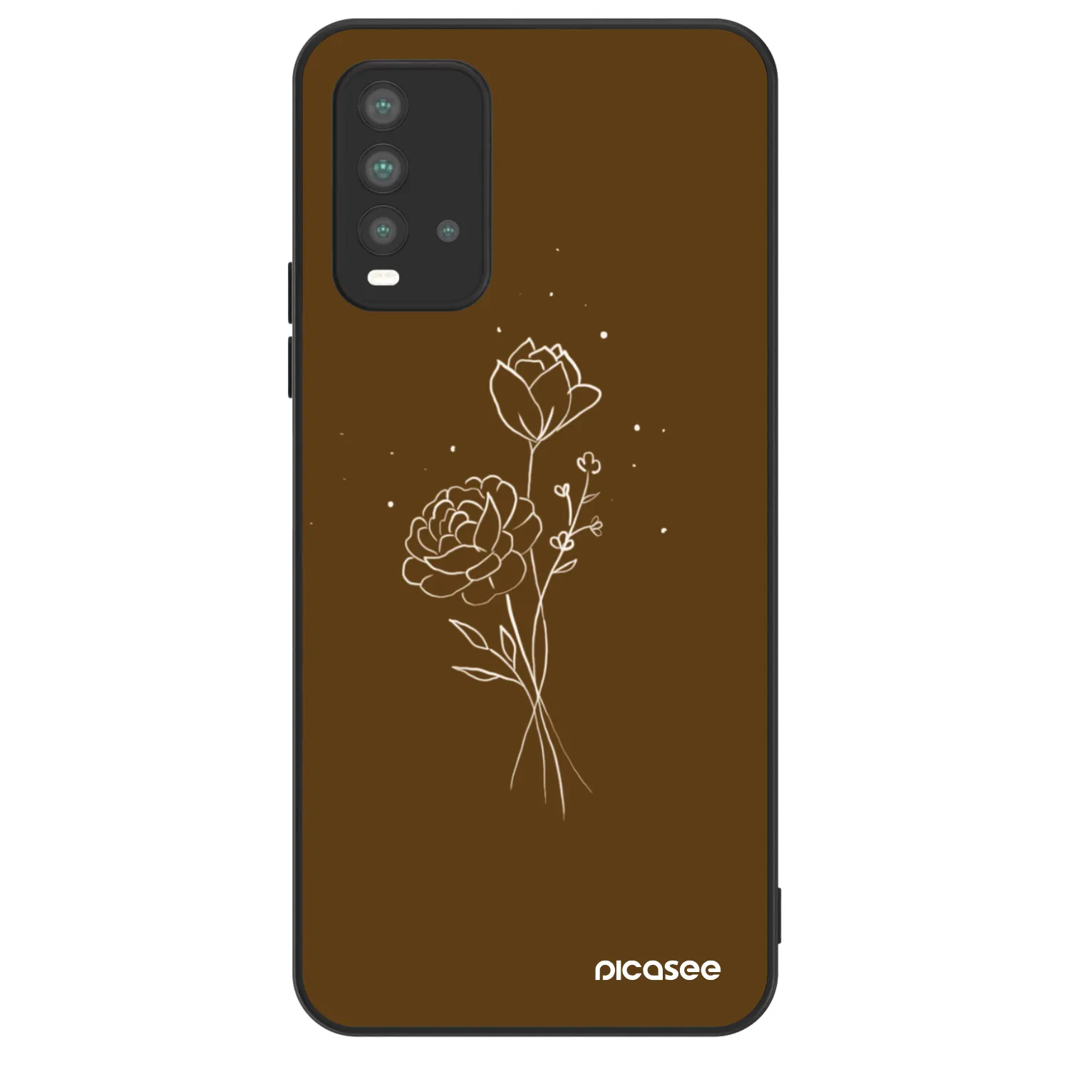 Picasee ULTIMATE CASE για Xiaomi Redmi 9T - Brown flowers