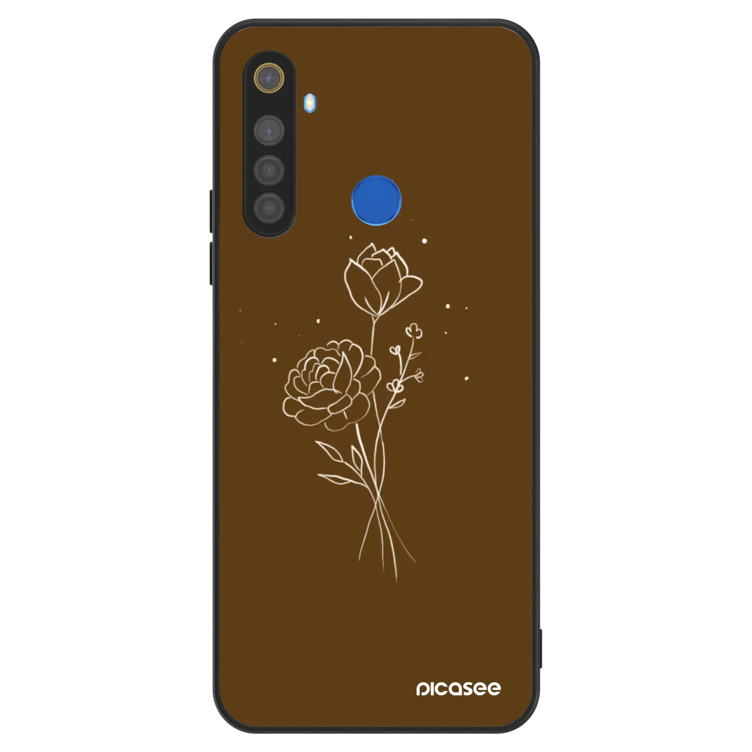 Picasee ULTIMATE CASE για Realme 5 - Brown flowers