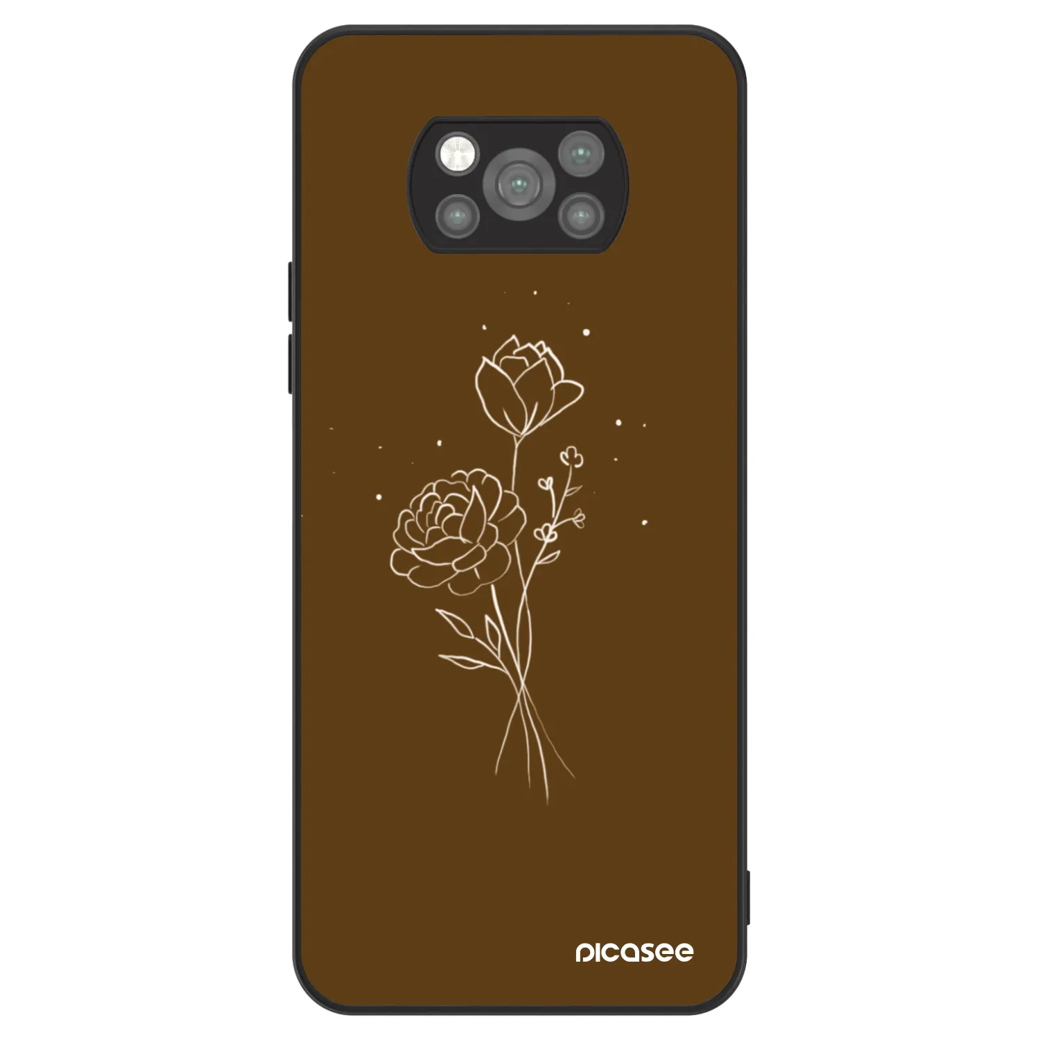 Picasee ULTIMATE CASE για Xiaomi Poco X3 Pro - Brown flowers